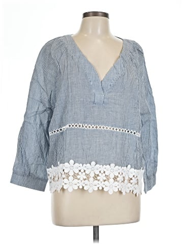 Young Essence 3/4 Sleeve Blouse (view 1)