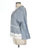 Young Essence Blue 3/4 Sleeve Blouse Size L - photo 5