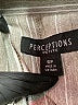 Perceptions 100% Polyester Gray Short Sleeve Blouse Size 6 Petite - photo 7