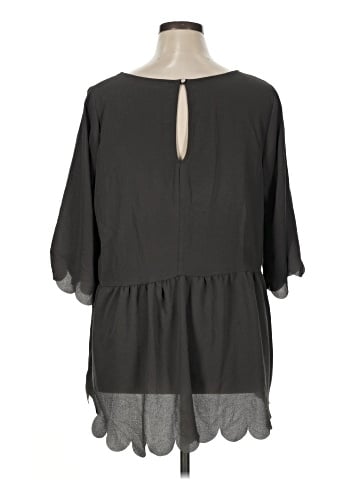 Spin 3/4 Sleeve Blouse (view 2)