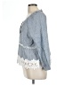Young Essence Blue 3/4 Sleeve Blouse Size L - photo 5