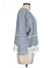 Young Essence Blue 3/4 Sleeve Blouse Size L - photo 4