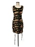 Discreet Camo Brown Casual Dress Size M - photo 1