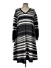 Lularoe Stripes Gray Casual Dress Size L - photo 1