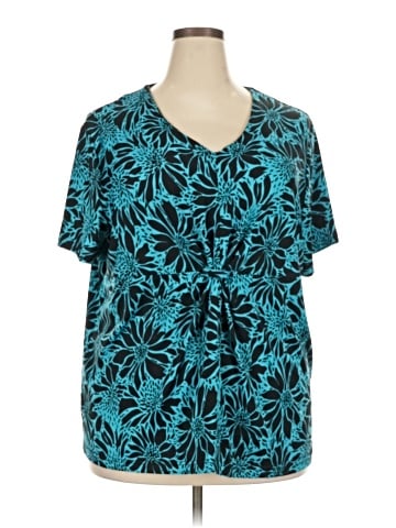 Salon Studio by Haband Short Sleeve Blouse (view 1)