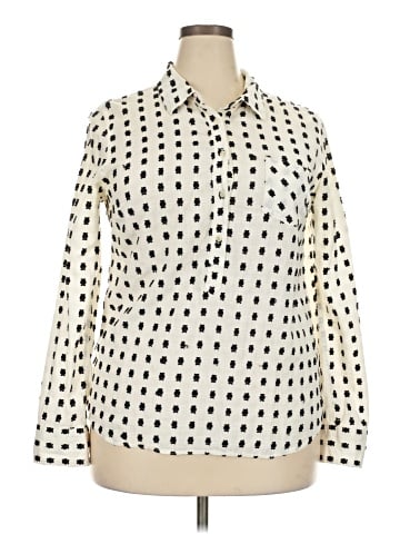 Merona Long Sleeve Blouse (view 1)