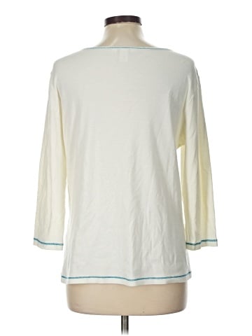 Christopher & Banks 3/4 Sleeve T-Shirt (view 2)