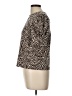 Lucy Paris Animal Print Brown Short Sleeve Turtleneck Size L - photo 5