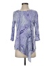 Chico's Purple 3/4 Sleeve T-Shirt Size Sm Petite (0) - photo 1