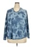 Cupio Tie-dye Blue Pullover Sweater Size 3X - photo 1