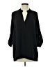 Calvin Klein 100% Polyester Black 3/4 Sleeve Blouse Size S - photo 1