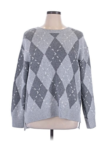 Pink Rose Pullover Sweater (view 1)