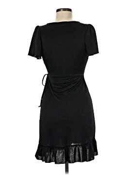 see you monday black dress Elegant Gothic Lace and Knit Long Sleeves Black Dress