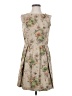 Pink Martini Floral Tan Cocktail Dress Size S - photo 1