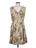 Pink Martini Floral Tan Cocktail Dress Size S - photo 2