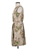 Pink Martini Floral Tan Cocktail Dress Size S - photo 5