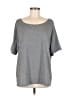 Shein Tweed Gray 3/4 Sleeve T-Shirt Size S - photo 1
