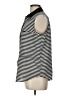 Daisy Fuentes 100% Polyester Stripes Black Sleeveless Blouse Size L - photo 5