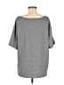 Shein Tweed Gray 3/4 Sleeve T-Shirt Size S - photo 2
