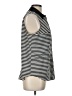 Daisy Fuentes 100% Polyester Stripes Black Sleeveless Blouse Size L - photo 4