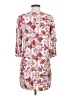 Old Navy 100% Polyester Print White Casual Dress Size S - photo 2