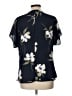 Weston 100% Polyester Blue Short Sleeve Blouse Size L - photo 2