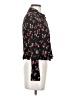 Zara Floral Black Long Sleeve Blouse Size XS - photo 4