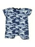 DKNY 100% Cotton Camo Blue Short Sleeve Onesie Size 6-9 mo - photo 2