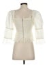 LPA 100% Polyester Ivory 3/4 Sleeve Blouse Size XS - photo 2