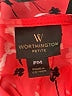 Worthington 100% Polyester Pink Short Sleeve Blouse Size M (petite) - photo 7