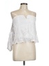 Guess White 3/4 Sleeve Blouse Size L - photo 1