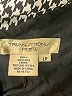 Evan Picone 100% Silk Houndstooth Silver Silk Blazer Size L (petite) - photo 6