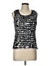 Tribal Black Sleeveless Top Size L - photo 1