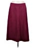Bagatelle Solid Burgundy Formal Skirt Size M - photo 1
