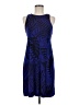 Athleta Graphic Blue Cocktail Dress Size M - photo 1
