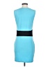 Unbranded Color Block Blue Casual Dress Size S - photo 2