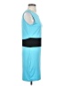 Unbranded Color Block Blue Casual Dress Size S - photo 4