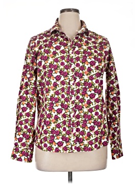 Lands' End Long Sleeve Button Down Shirt