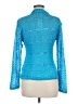 Young Essence 100% Rayon Blue Long Sleeve Blouse Size M - photo 2