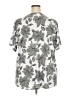 Knapp Studio Floral Silver Short Sleeve T-Shirt Size 3X - photo 2