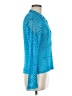 Young Essence 100% Rayon Blue Long Sleeve Blouse Size M - photo 4