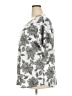 Knapp Studio Floral Silver Short Sleeve T-Shirt Size 3X - photo 5