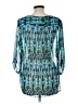 Express 100% Polyester Teal 3/4 Sleeve Blouse Size L - photo 2