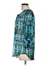 Express 100% Polyester Teal 3/4 Sleeve Blouse Size L - photo 5