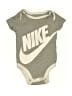 Nike Graphic Gray Short Sleeve Onesie Size 0-3 mo - 6 mo - photo 1