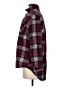 Love Notes 100% Cotton Plaid Burgundy Long Sleeve Button-Down Shirt Size M - photo 5