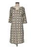 Laundry by Design Print Ivory Casual Dress Size 6 - photo 1