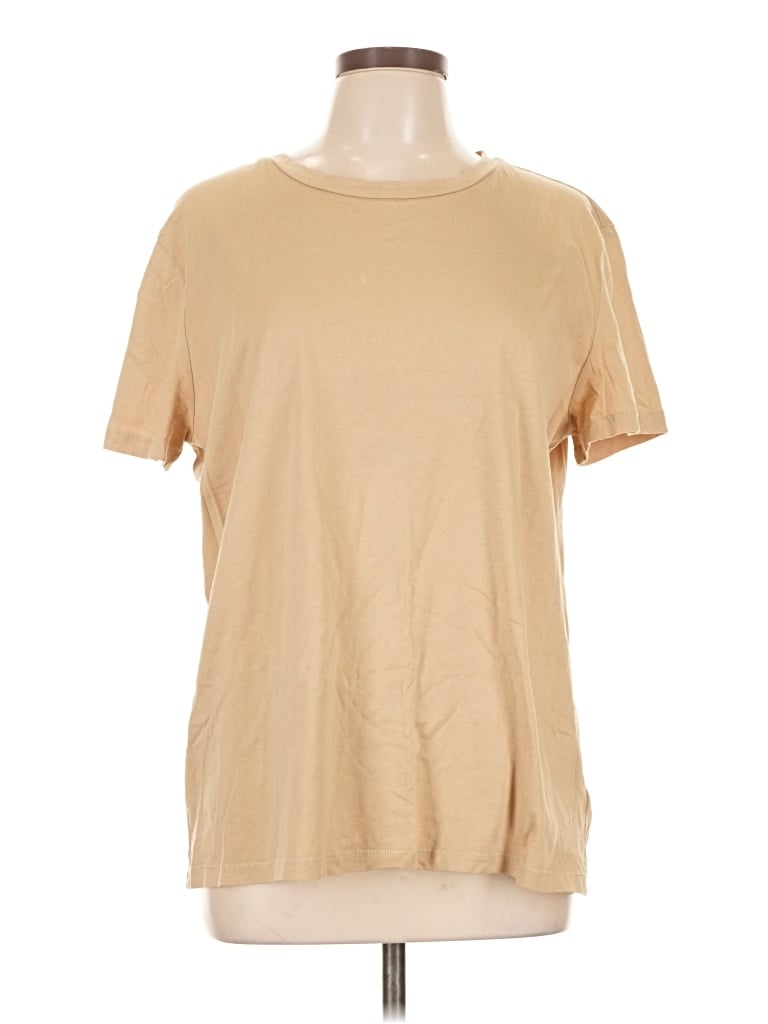 Pre-owned Gap Short Sleeve T-shirt In Tan