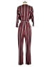 Express Stripes Red Jumpsuit Size M - photo 2