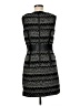 Milly 100% Wool Graphic Black Cocktail Dress Size 8 - photo 2